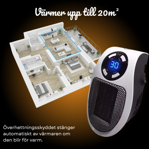 HeatPlug - Omedelbar värme i det kylda rummet